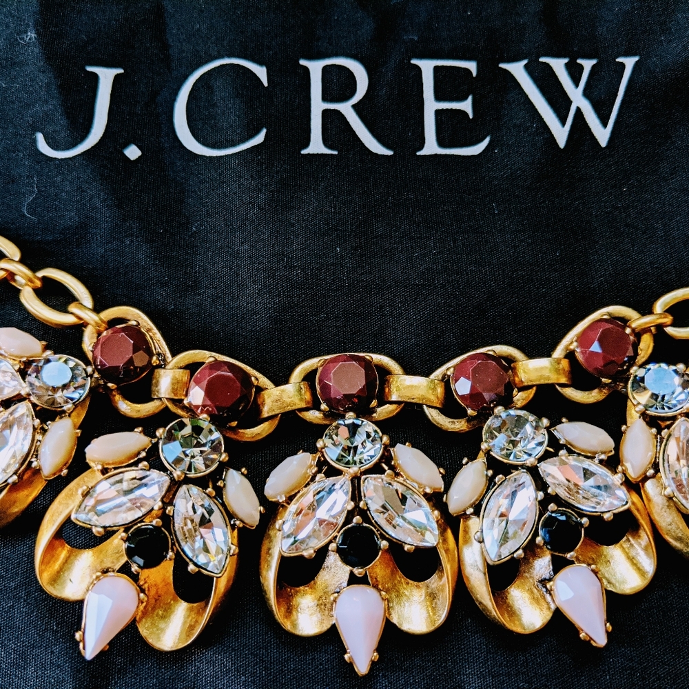 J. Crew Jeweled Statement Necklace
